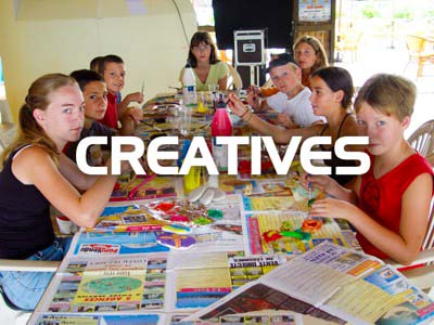 Camping avec activités créatives pour les enfants et ados